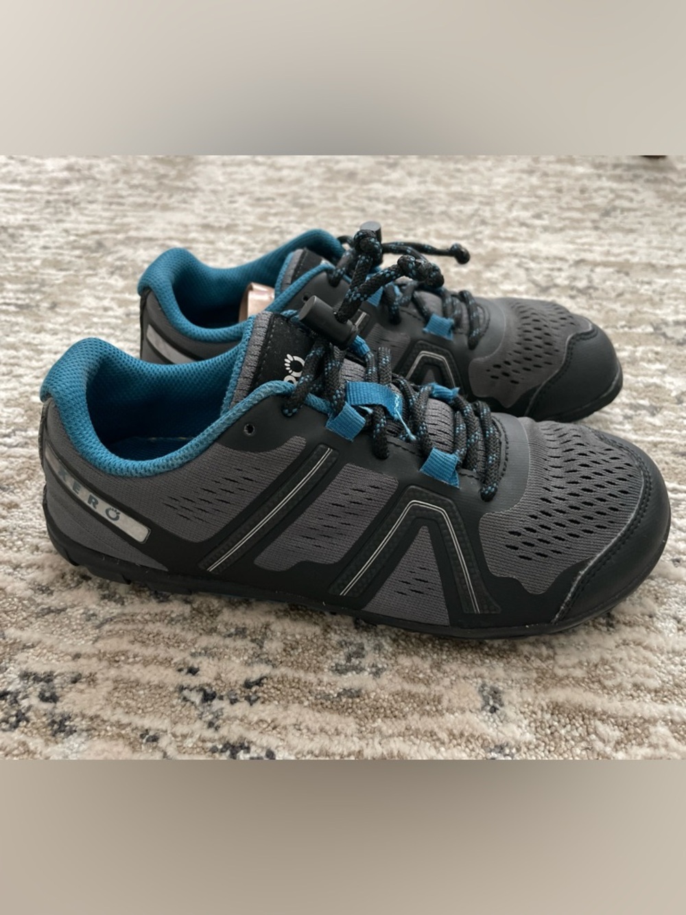 Xero Mesa Trail Barefoot Hiking  Shoes Dark Gray Sapphire Size 7 women